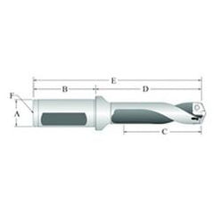 60732S-150F Gen3 Spade Drill Holder - Exact Tool & Supply