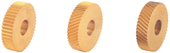 Knurling Wheel - 5/16" Hole Dia; 1" Dia; 35 TPI; Straight - Exact Tool & Supply