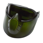 Capstone Shield - Shade 5 IR Lens - Green Frame - Goggle - Exact Tool & Supply