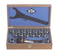 15 Pc. Collet Set - 2mm to 16mm - ER25 Style Collet - Exact Tool & Supply