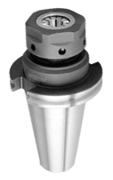 CAT40 SH; 3" Projection - V-Flange Collet Chuck - Exact Tool & Supply