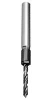 Double Angle Straight Shank Collet Chuck- 1/2" SH; 1.322" Proj - Exact Tool & Supply