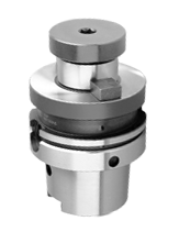 1-1/4" Dia. - 1.87" Gage Length - V-Flange Shell EM Holder - Exact Tool & Supply