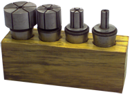 4 Pc. Set Internal Exp Collets - 250 to 1.935" Head Dia - Exact Tool & Supply