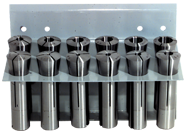 R8 Round Collet Set - 1/8 to 3/4 x 16ths - Exact Tool & Supply