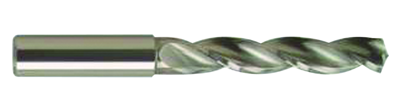 9.1mm Dia-Carbide HP 5XD Drill-130Â° Point-Bright - Exact Tool & Supply