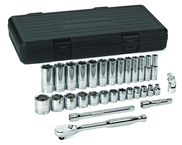 30PC 3/8" DR 6PT SAE STD AND DEEP - Exact Tool & Supply