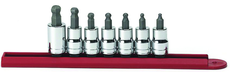 7PC SAE BALL HEX BIT SOCKET SET - Exact Tool & Supply