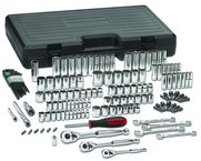 141PC 1/4" 3/8" AND 1/2" DR 6 AND - Exact Tool & Supply