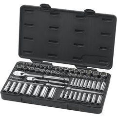 68PC 1/4" AND 3/8" DR 6 AND 12PT - Exact Tool & Supply