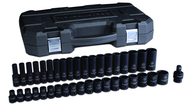 39PC 1/2" DR 6PT METRICSTD/DEEP - Exact Tool & Supply