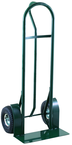 Super Steel - 800 lb Capacity Hand Truck - "P" Handle design - 50" Height and large base plate - 10" Heavy Duty Pneumatic All-Terrain tires - Exact Tool & Supply