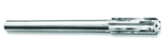 .4996 Dia- HSS - Straight Shank Straight Flute Carbide Tipped Chucking Reamer - Exact Tool & Supply