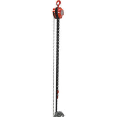Manual Chain Hoist 3K Capacity 15 Ft - Exact Tool & Supply