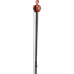 Manual Chain Hoist 3K Capacity 20 Ft - Exact Tool & Supply