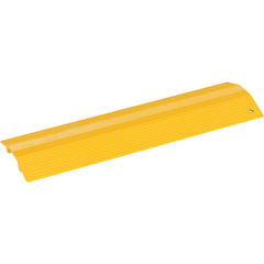 E x truded Alum Hose/Cable Crossover 24YEL - Exact Tool & Supply