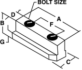 1/2-13 (B210) Jaw Nut - #JN-82-A - For B210 Chucks - Exact Tool & Supply