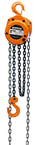 Portable Chain Hoist - #CF00520 1000 lb Rated Capacity; 20' Lift - Exact Tool & Supply