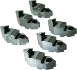 Set of 6 Hard Master Jaw - #7-885-608 For 8" Chucks - Exact Tool & Supply