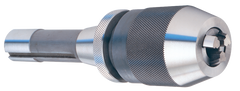 1/32 - 1/2'' Capacity - 2MT SH - Keyless Drill Chuck with Integral Shank - Exact Tool & Supply