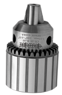 .0312 - .375" Capacity - 1/2-20 Mount - Plain Bearing Drill Chuck w/Key - Exact Tool & Supply