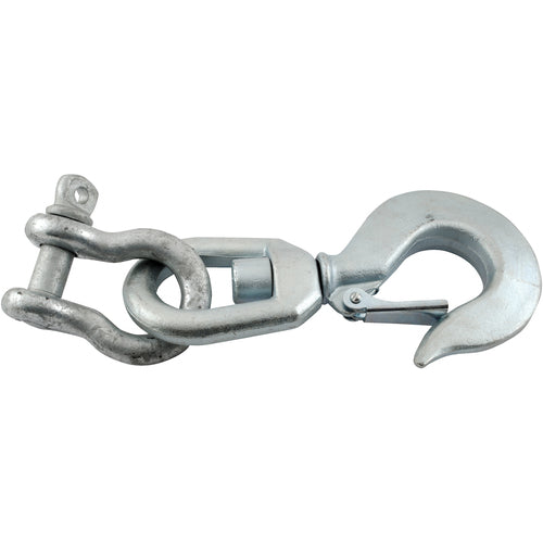 Swivel Hook With Shackle 10K Capacity - Exact Tool & Supply