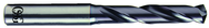 5.70mm Dia-3XD Coolant-Thru 2-Flute HY-PRO Carbide Drill-HP253 - Exact Tool & Supply