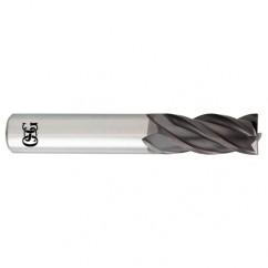 12mm x 12mm x 25mm x 76mm 4Fl  Square Carbide End Mill - TiALN - Exact Tool & Supply