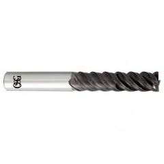 3/16 x 3/16 x 3/4 x 2-1/4 4Fl  Square Carbide End Mill - TiALN - Exact Tool & Supply
