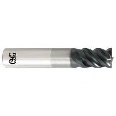 6mm x 6mm x 9mm x 60mm 4Fl  Square Carbide End Mill - TiALN - Exact Tool & Supply