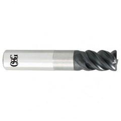 12mm x 12mm x 18mm x 102mm 4Fl 0.5mm Square Carbide End Mill - TiALN - Exact Tool & Supply