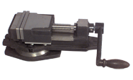 Swivel Base Milling Machine Vise - 5-7/8" Jaw Width - Exact Tool & Supply