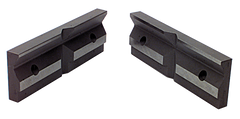 1-Pair Matching V-Groove Jaw Plates; For: 6/7" Speed Vise - Exact Tool & Supply