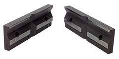 1-Pair Matching V-Groove Jaw Plates; For: 4/5" Speed Vise - Exact Tool & Supply