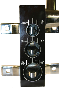 Pipe/Tube Notcher - 1/2" Pipe; 3/4" Tube Capacity - Exact Tool & Supply