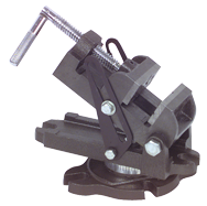 Angle Swivel Vise - Model #P350AS- 3" Jaw Width - Exact Tool & Supply