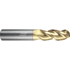‎3 Flute - Ball - 40 Degree Helix - 1.0000″ (1) Cutter DIA × 1.0000″ (1) Shank DIA × 0.5000″ (1/2) Radius × 4.2500″ (4-1/4) LOC × 7.0000″ (7) OAL  - ZPLUS Coated