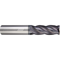 ‎4 Flute - Corner Radius - 1.0000″ (1) Cutter DIA × 1.0000″ (1) Shank DIA × 0.0300″ Radius × 2.0000″ (2) LOC × 4.5000″ (4-1/2) OAL  - APLUS Coated