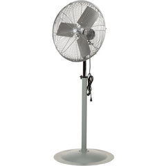 Oscillating Pedestal Fan 27 × 27 × 65.5 - Exact Tool & Supply