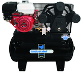 30 Gal. Two Stage Air Compressor, 9HP Gas, Truck Mount - Exact Tool & Supply