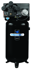 80 Gal. Single Stage Air Compressor, Vertical, Medium Duty Cast Iron - Exact Tool & Supply
