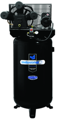 80 Gal. Single Stage Air Compressor, Vertical, Super Hi-Flo, 155 PSI - Exact Tool & Supply