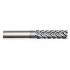 16mm x 16mm x 56mm x 110mm x 7 Flute  1mmR 3.5xD Pow-R-Path Mill AlCRNX Coated-Series IPC7-CR - Exact Tool & Supply