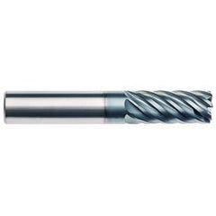 6mm x 6mm x 18mm x 63mm x 7 Flute  0,5mmR 3xD Pow-R-Path Mill AlCRNX Coated-Series IPT7-CR - Exact Tool & Supply