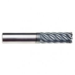 6mm x 6mm x 24mm x 75mm x 7 Flute  0,5mmR 4xD Pow-R-Path Mill AlCRNX Coated-Series IPT7-CR - Exact Tool & Supply