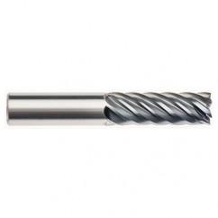 10mm x 10mm x 40mm x 88mm x 7 Flute  Square 4xD Pow-R-Path Mill AlCRNX Coated-Series IPT7-SQ - Exact Tool & Supply