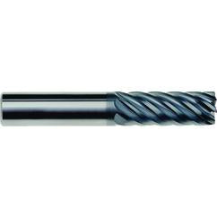 3/8 x 3/8 x 1-1/8 x 3 x .030 Rad 9 Flute End Mill IPT9-AlCrNX Coated - Exact Tool & Supply