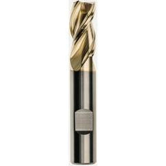 3/4 x 3/4 x 1-5/8 x 4 Square 3 Flute Carbide M223 Streaker End Mill-ZrN - Exact Tool & Supply