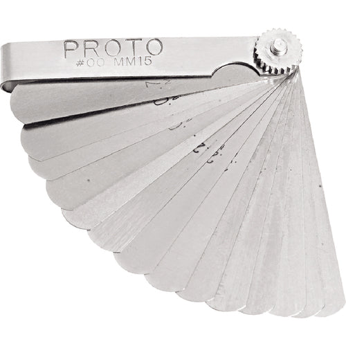 Proto 15 Blade Metric Feeler Gauge Set - Exact Tool & Supply