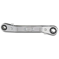 ‎Proto Offset Double Box Reversible Ratcheting Wrench 1/4″ × 5/16″ - 6 Point - Exact Tool & Supply